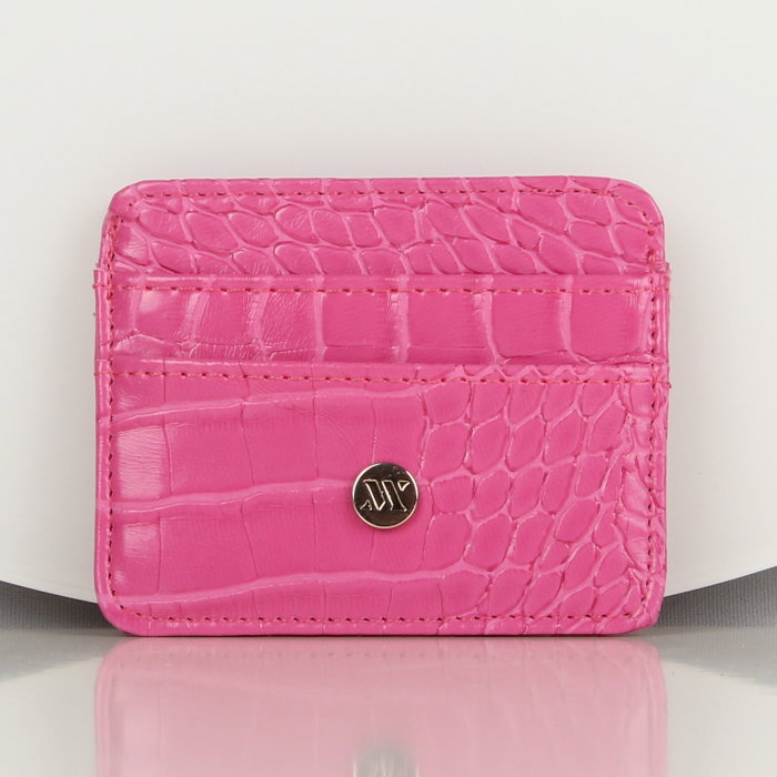 Zoozie Bags Cartera y Tarjetero de Piel Rosa